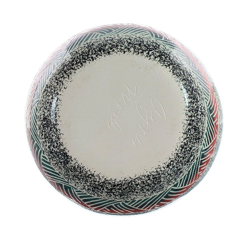 Native American Pottery Hand Crafted Navajo Pot By Agnes Woods JX127365