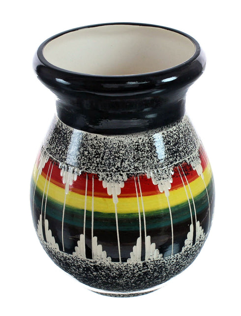 Native American Pottery Hand Crafted Navajo Pot By Agnes Woods JX127351