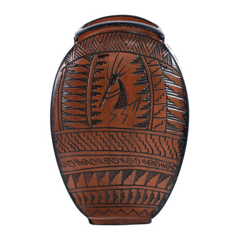 Native American Navajo Kokopelli Hand Crafted Pottery JX127383