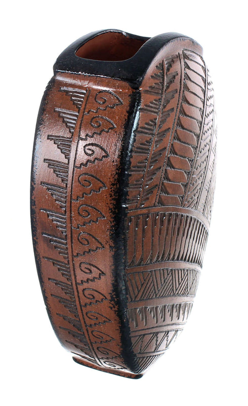 Native American Navajo Kokopelli Hand Crafted Pottery JX127383