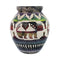 Native American Horse Hair Bear Pot Hand Crafted By Karolyn Willie AX127396