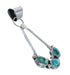Native American Authentic Turquoise Sterling Silver Pendant AX127466