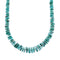 Native American Turquoise Authentic Sterling Silver Bead Necklace AX127427