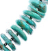 Native American Turquoise Authentic Sterling Silver Bead Necklace AX127427