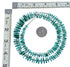 Native American Turquoise Authentic Sterling Silver Bead Necklace AX127427