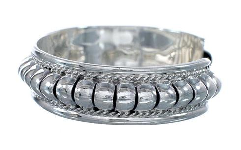 Native American Genuine Sterling Silver Cuff Bracelet AX127476