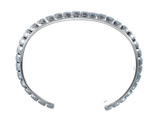 Native American Genuine Sterling Silver Cuff Bracelet AX127476