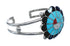Zuni Multicolor Sun Authentic Sterling Silver Cuff Bracelet AX127475