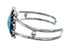 Zuni Multicolor Sun Authentic Sterling Silver Cuff Bracelet AX127475