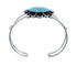 Zuni Multicolor Sun Authentic Sterling Silver Cuff Bracelet AX127475