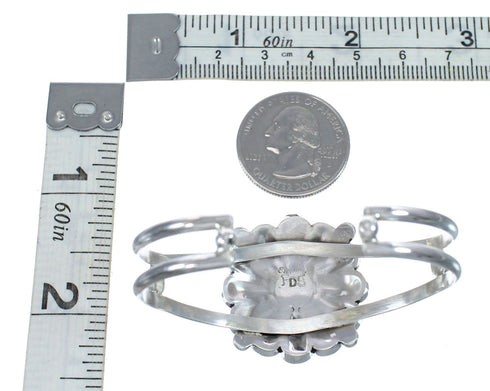 Zuni Multicolor Sun Authentic Sterling Silver Cuff Bracelet AX127475