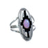 Navajo Sterling Silver Pink Opal Ring Size 6-3/4 AX127518