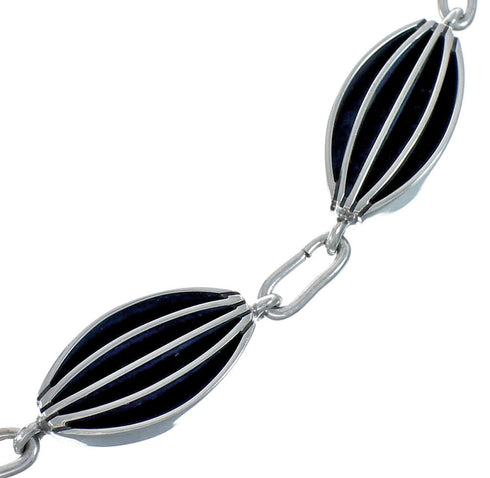 Genuine Sterling Silver Navajo Link Necklace AX127534