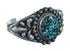 Native American Genuine Sterling Silver Turquoise Cuff Bracelet AX127665