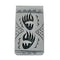 Native American Genuine Sterling Silver Bear Paw Money Clip JX127780