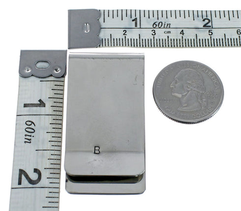 Native American Genuine Sterling Silver Horse Money Clip JX127800