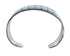 Sterling Silver Opal Inlay Zuni Indian Cuff Bracelet AX127686