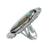 Native American Sterling Silver Turquoise Hand Crafted Ring Size 8 AX127846