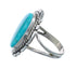 Native American Turquoise Sterling Silver Navajo Ring Size 8-3/4 AX127893
