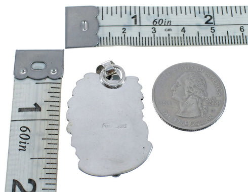 Native American Navajo Rhodochrosite Pendant AX127967