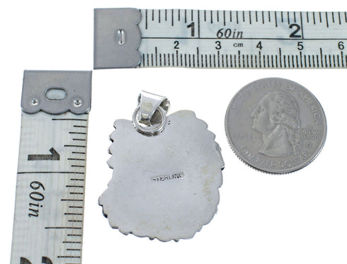 Native American Navajo Rhodochrosite Pendant AX127968