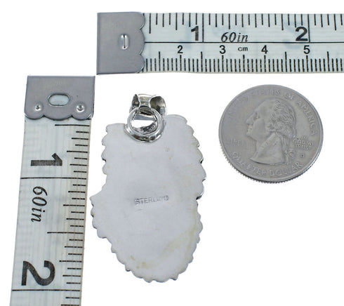 Native American Navajo Rhodochrosite Pendant AX127969