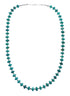 Southwestern Turquoise Authentic Sterling Silver Bead Necklace JX127716