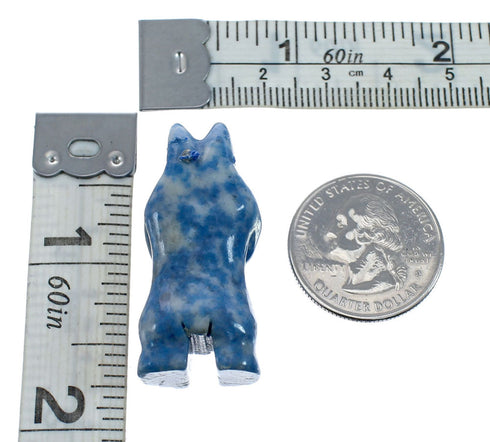 Navajo Hand Crafted Fetish Bear Figurine AX127984