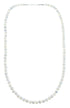 Mother of Pearl Sterling Silver Native American Bead Necklace AX128030