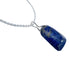 Native American Sterling Silver Lapis Italian Rope Chain 18" Pendant Necklace Set AX128050