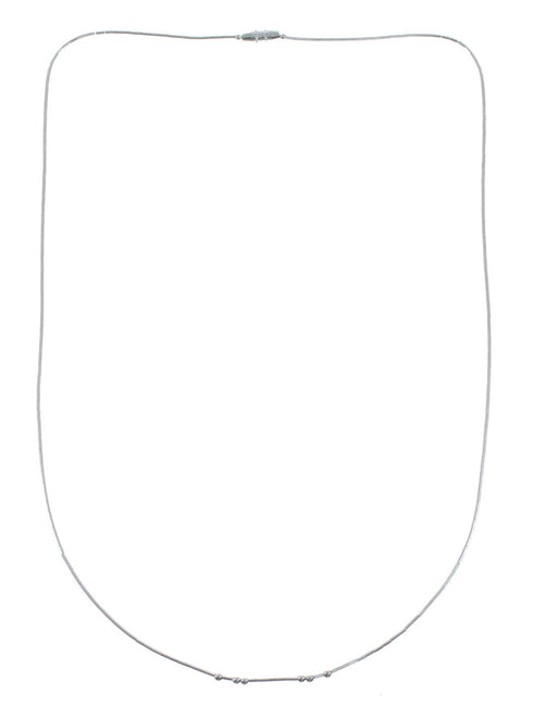 Liquid Sterling Silver Bead Necklace AX128089