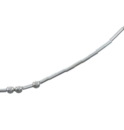 Liquid Sterling Silver Bead Necklace AX128089