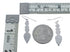 Sterling Silver Opal Navajo Hook Dangle Earrings AX128174