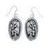 Sterling Silver Kokopelli Hook Dangle Earrings AX128172