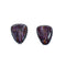 Purple Oyster Shell Sterling Silver Native American Post Stud Earrings AX128170