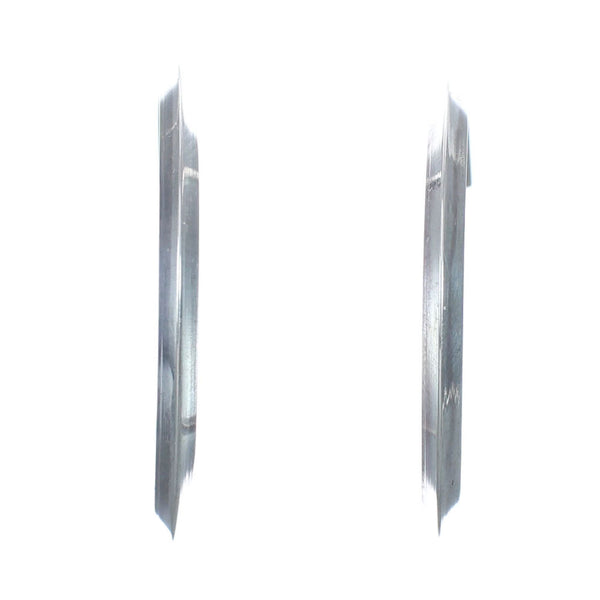 Genuine Sterling Silver Navajo Post Hoop Earrings AX128191