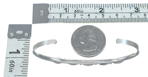 Sterling Silver Turquoise Zuni Cuff Bracelet JX130662