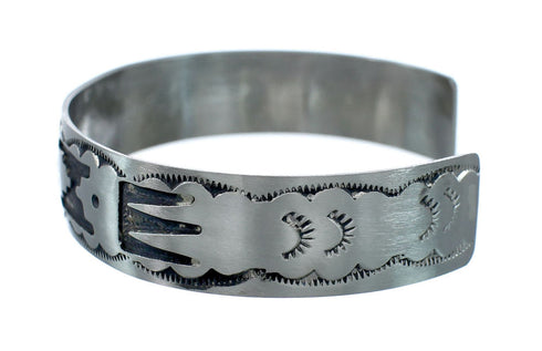 Native American Navajo Sterling Silver Cuff Bracelet JX130671