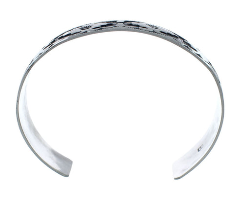 Native American Navajo Sterling Silver Cuff Bracelet JX130671