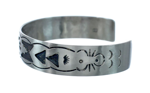 Native American Navajo Sterling Silver Cuff Bracelet JX130672