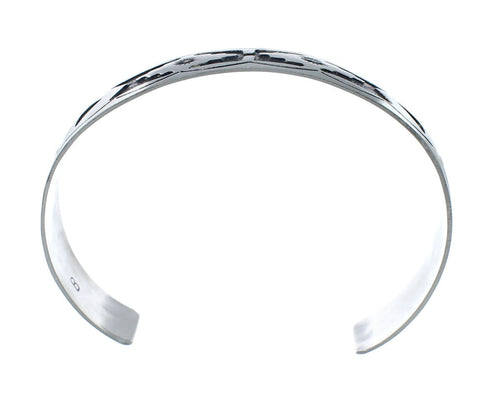 Native American Navajo Sterling Silver Cuff Bracelet JX130672