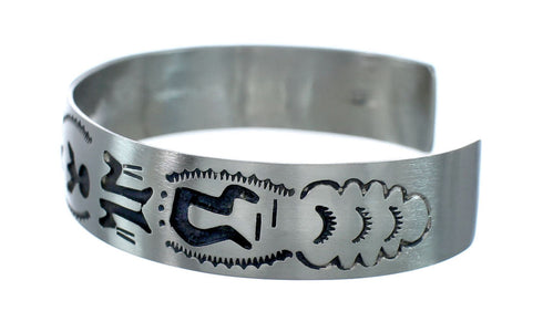 Native American Navajo Sterling Silver Cuff Bracelet JX130673