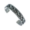 Native American Navajo Sterling Silver Water Wave Cuff Bracelet JX130674