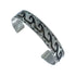 Native American Navajo Sterling Silver Water Wave Cuff Bracelet JX130674