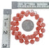 Pink Coral Genuine Sterling Silver Navajo Bead Necklace AX128211