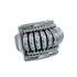 Navajo Authentic Sterling Silver Band Ring Size 7-3/4 AX128239