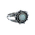 Native American Opal Sterling Silver Ring Size 9-1/2 AX128307