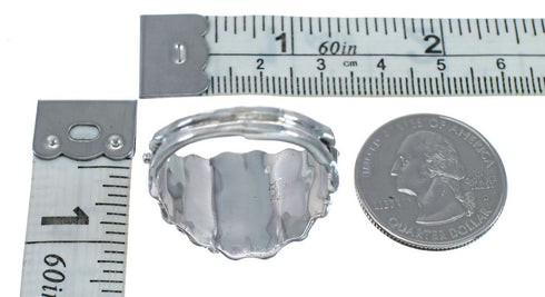 Navajo Authentic Sterling Silver Eagle Ring Size 11-3/4 AX128283