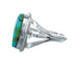 Native American Turquoise Sterling Silver Navajo Ring Size 8-1/4 AX128660