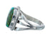 Native American Turquoise Sterling Silver Navajo Ring Size 7-3/4 AX128662
